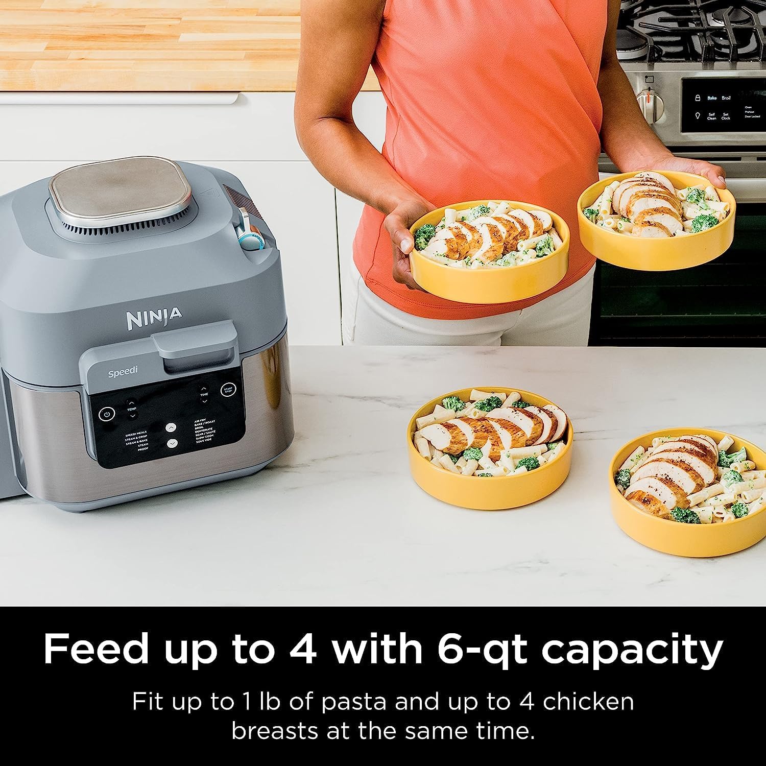 Ninja 6 Quart Speedi 12-in-1 Rapid Cooker and Air Fryer (Renewed) Bundle with 2 Year Enhanced Protection Pack