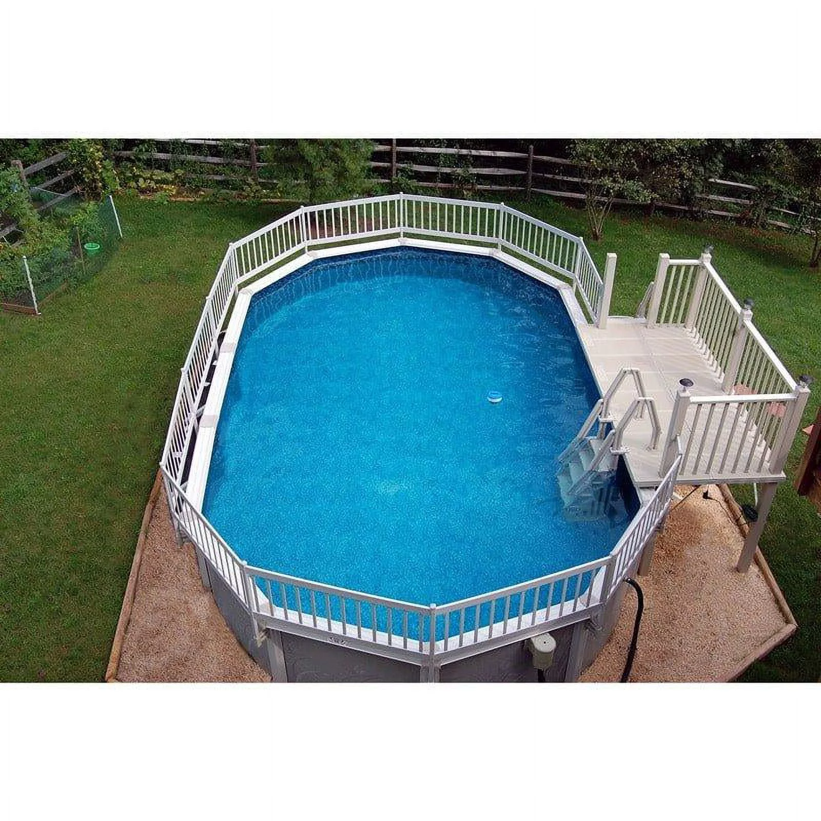 Vinyl Works  5 x 10 ft. Above Ground Swimming Pool Resin Side Deck Kit