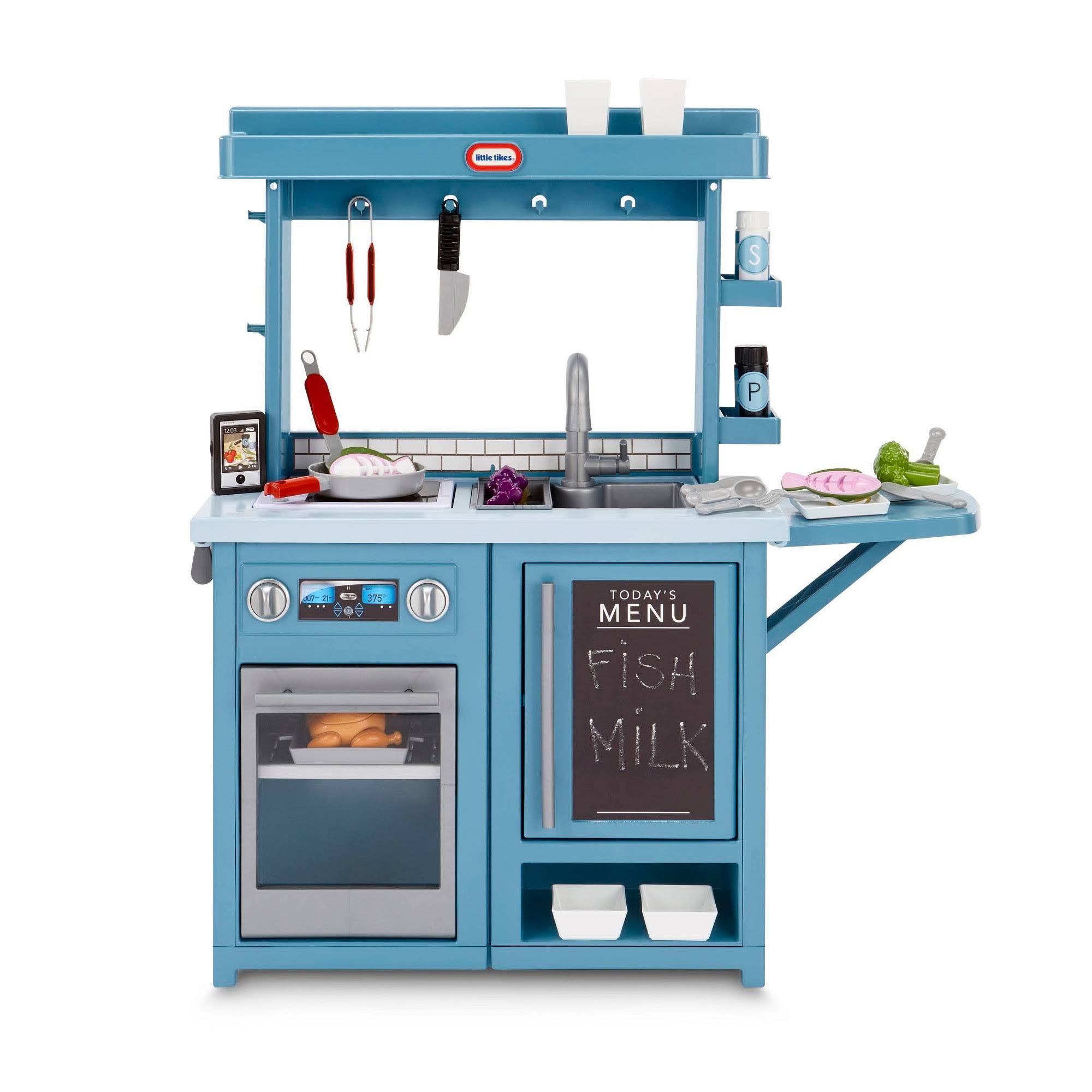 Little Tikes First Prep Kitchen Realistic Pretend Play Kitchen with Over 25 Accessories - Avayadevconnect
