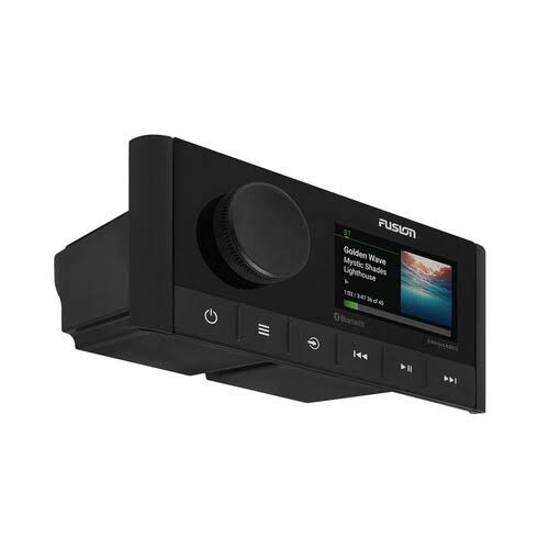 Fusion Ms-Ra210 Marine Am/fm/bt/nema2000/siriusxm Ready Stereo with 2 Pair Fusion EL-FL651SPG El Series 6.5x22 Shallow Mount RGB