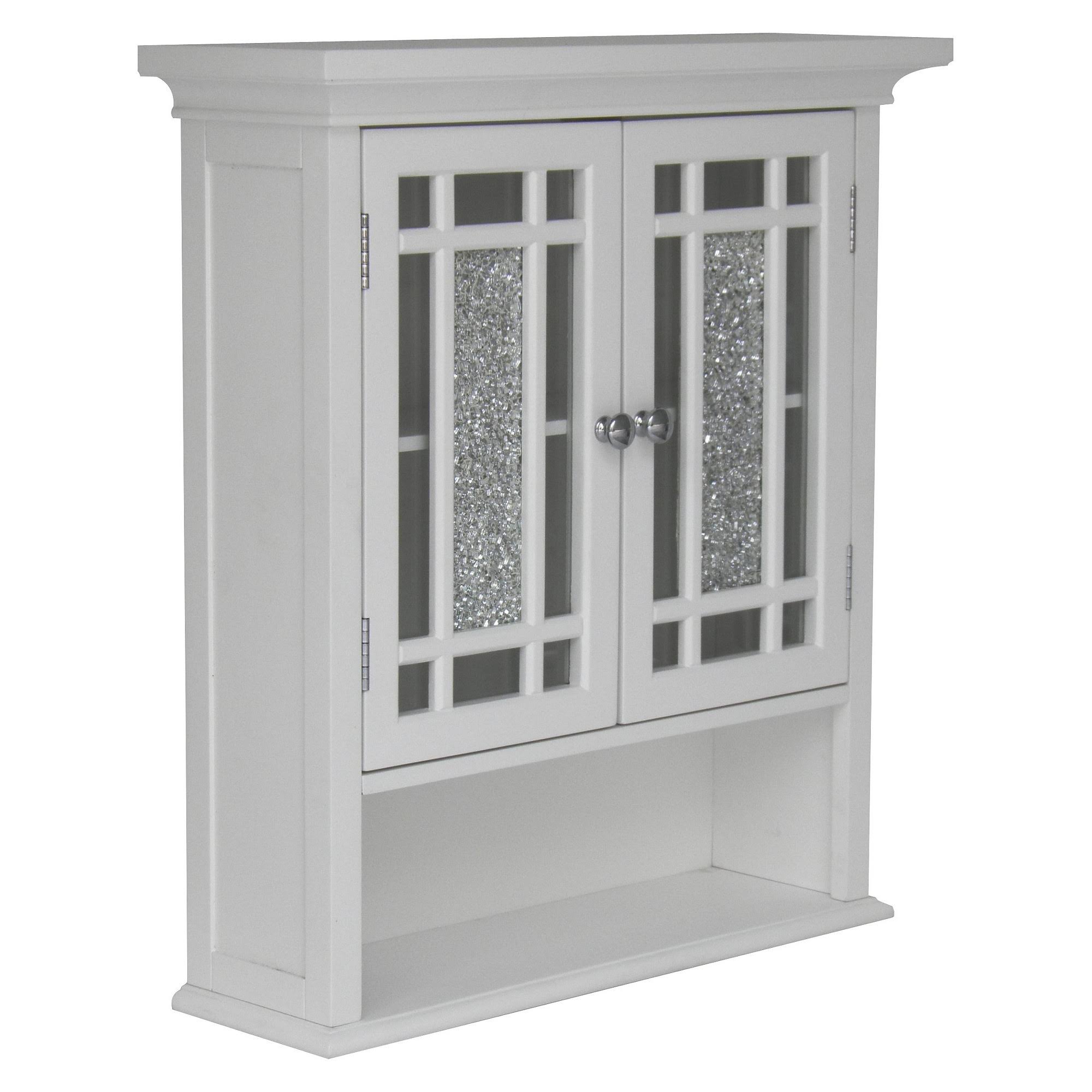Windsor Wall Cabinet White - Elegant Home Fashions