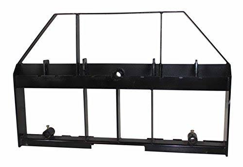 Titan Attachments 60x22 Skid Steer HD Pallet Fork Attachment 5500 lb Capacity Quick Tach Tractor