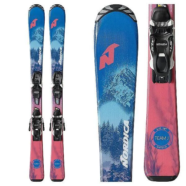 Nordica Team FDT Ski System with Jr 4.5 Bindings Kids