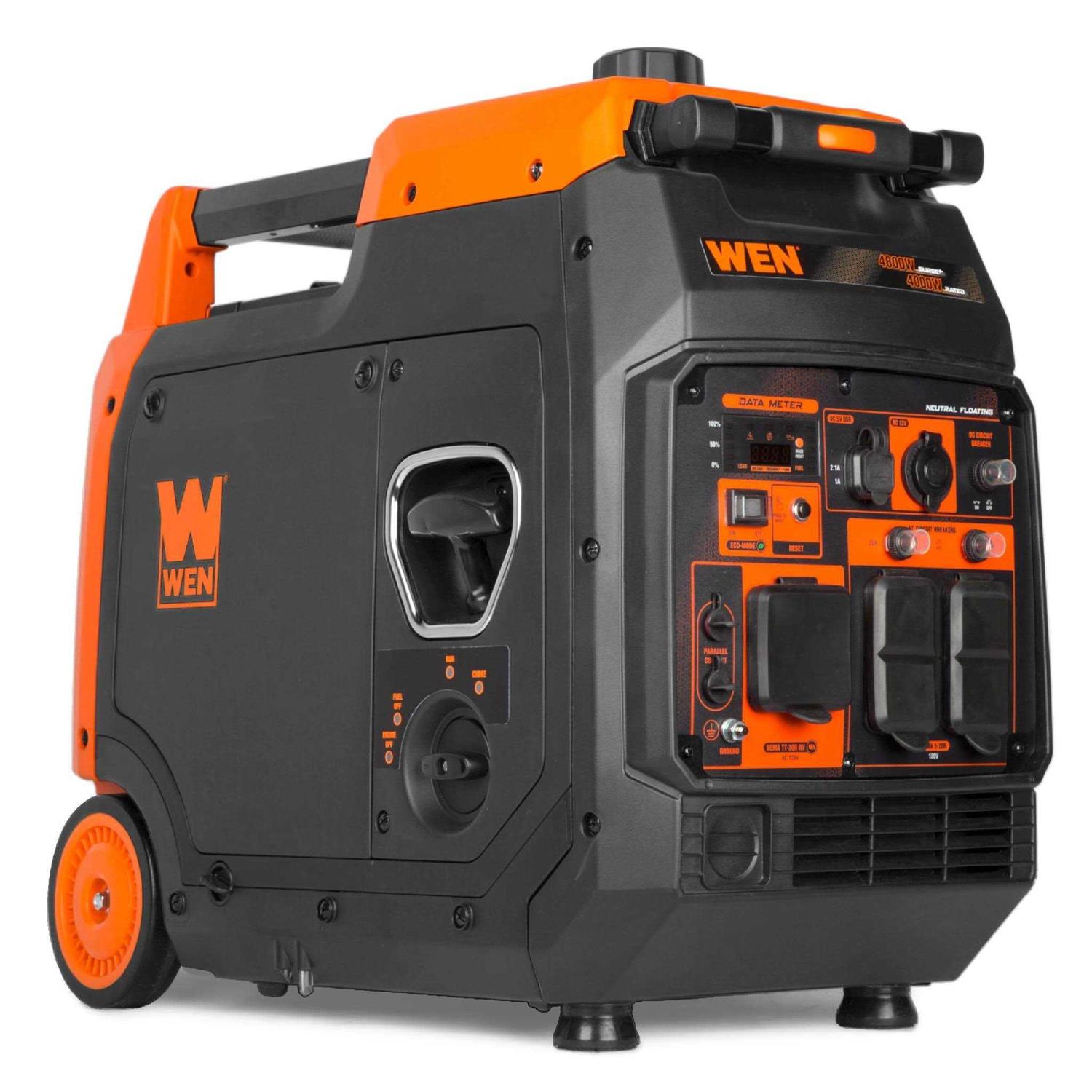 WEN 56477i 4800-Watt Portable Inverter Generator - Shop Hardware Tools Online Store