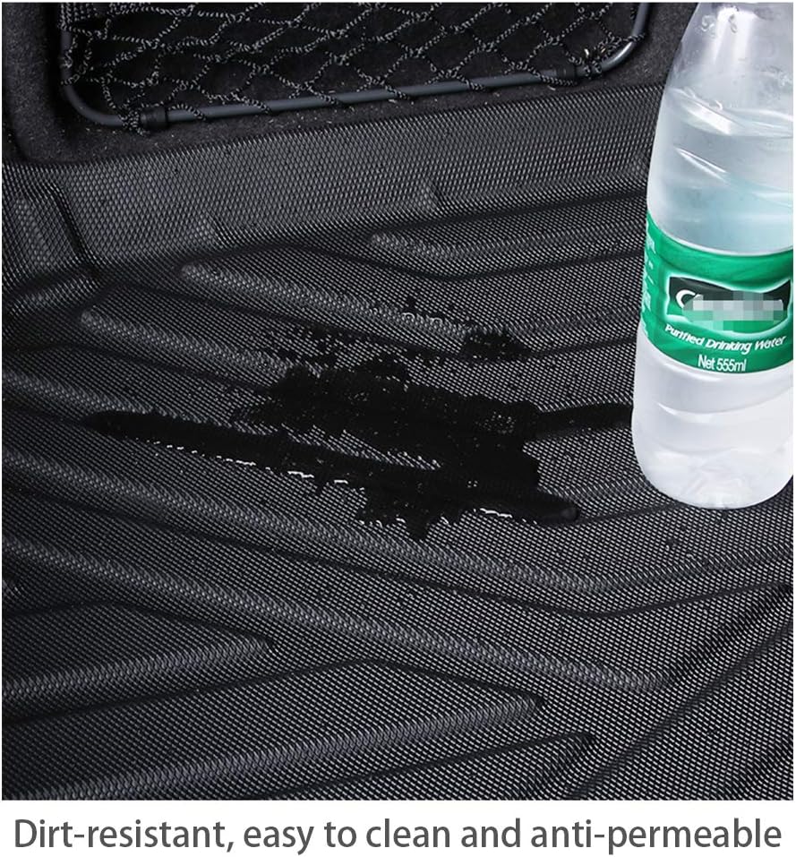 Cqlights Kona Cargo Liner for Hyundai Kona 2018 2019 2020 2021 Trunk Liner Tray Heavy Duty Rubber Rear Cargo Area Mat Waterproof Protector Floor Mat Black