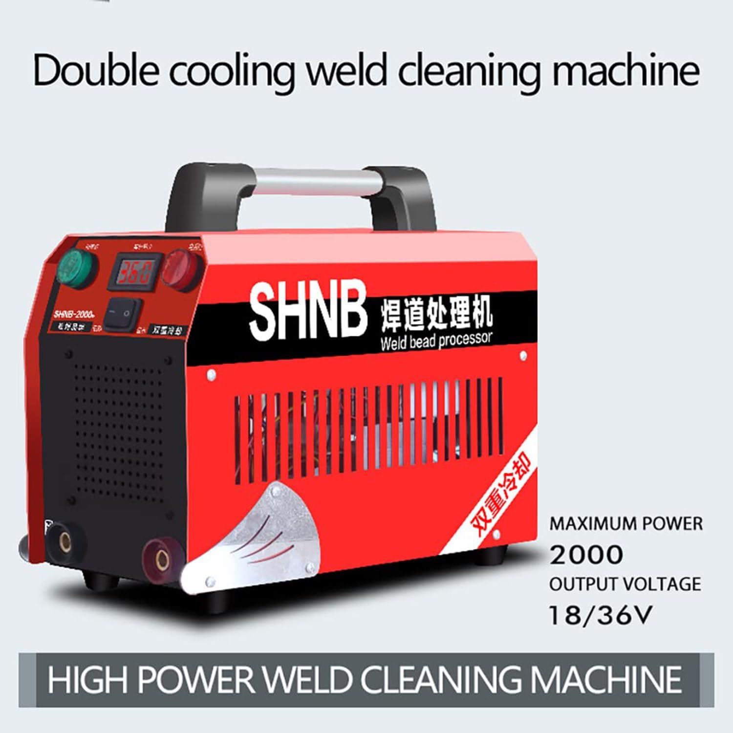 Weld Cleaning Machine, Welding Spot Cleaner, Weld Bead Processor for Welding Metal Arc Welding Laser Welding