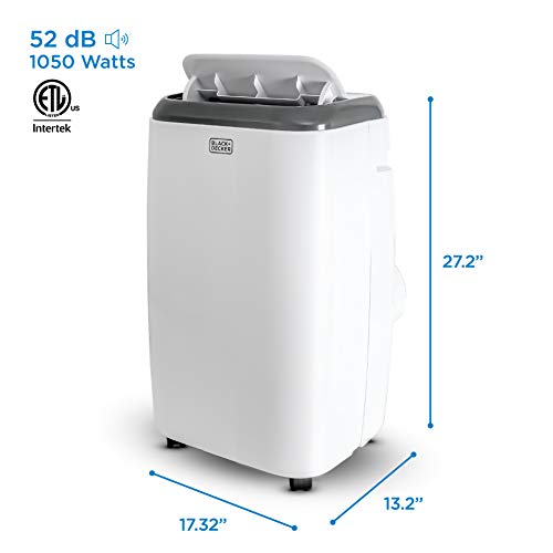 BLACK+DECKER 8,000 BTU Portable Air Conditioner with Remote Control
