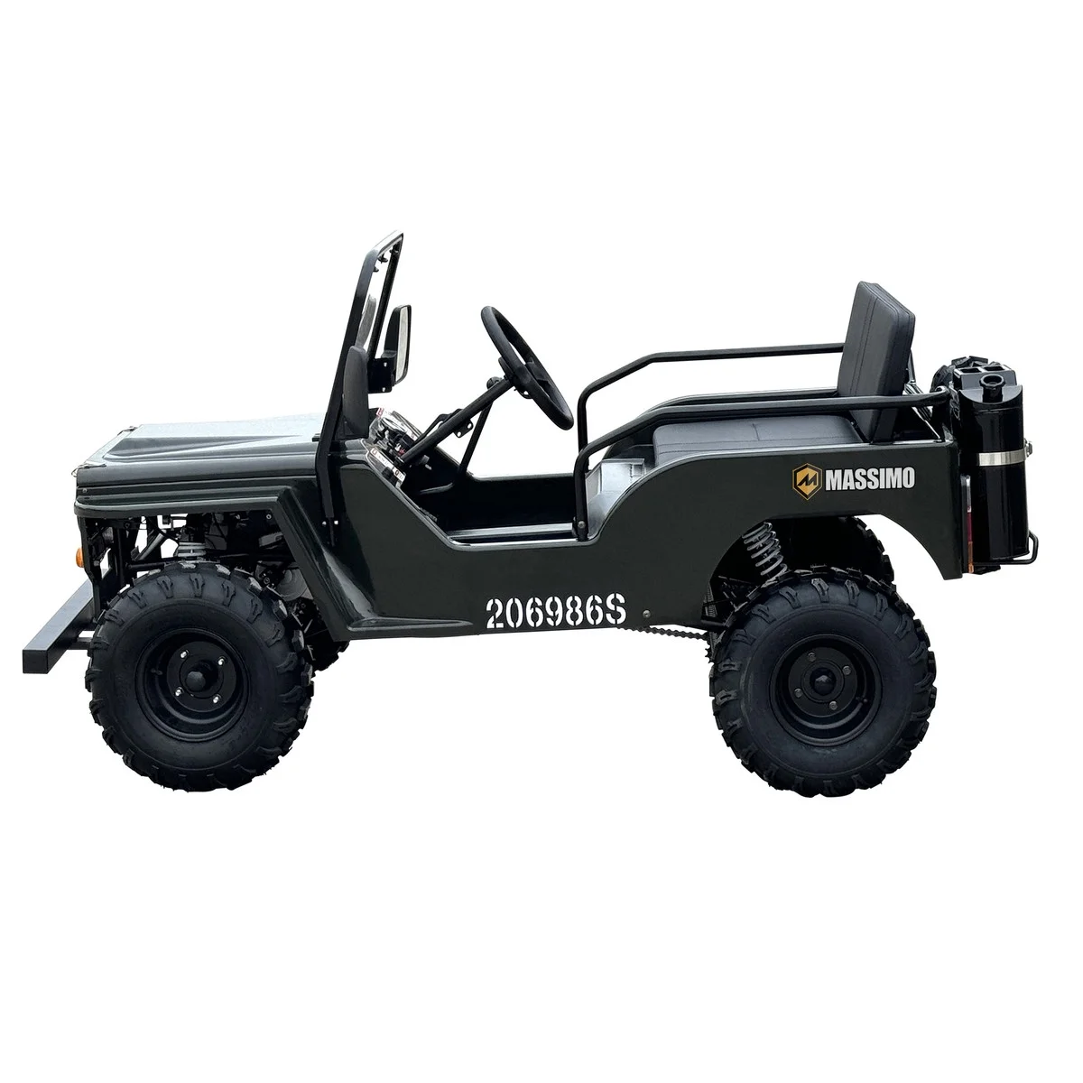 Massimo Mini 125 | 4 Stroke 9HP 2WD (Go Kart) (Green) - Curated Treasures Market