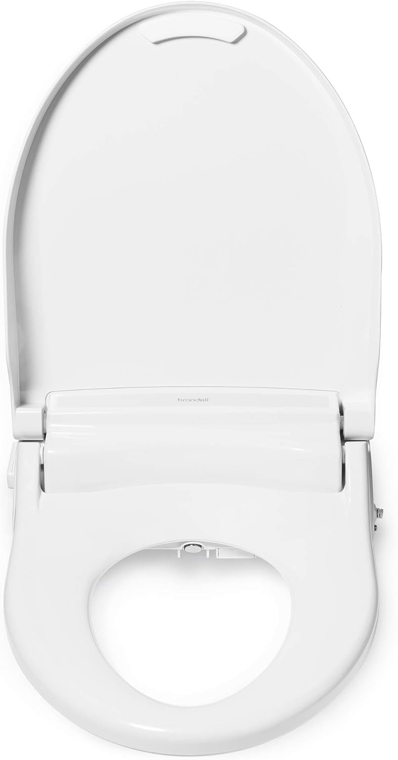 Brondell DR802 Swash Elongated Electronic Bidet Seat, Fits Elongated Toilets, White