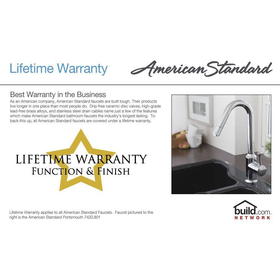 American Standard Colony Soft Single Handle Kitchen Faucet - Polished Chrome