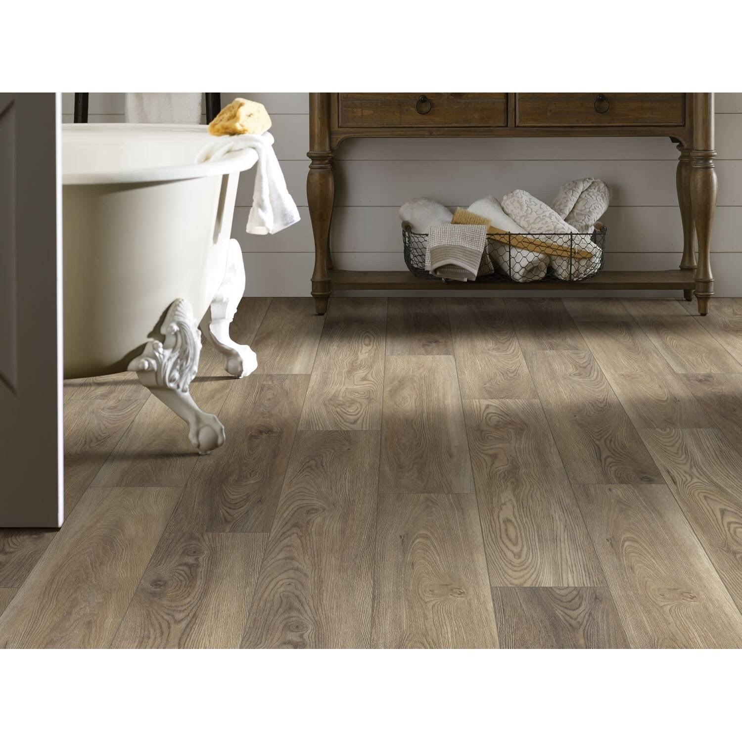 Shaw 2045V Distinction Plus 12mil 7x22 Wide Smooth Luxury Vinyl Plank - Natural Maple