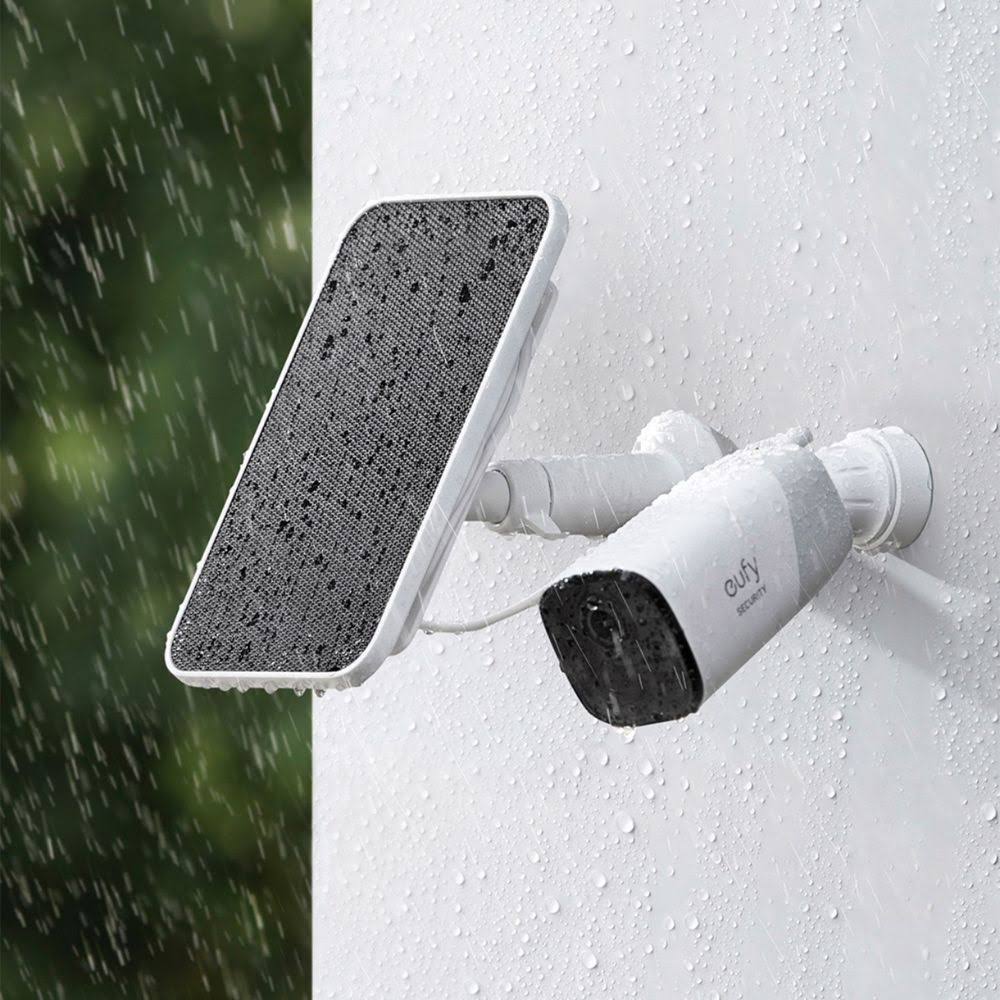 Solar Panel for Eufy Security Wire-Free Cameras - White T8700021
