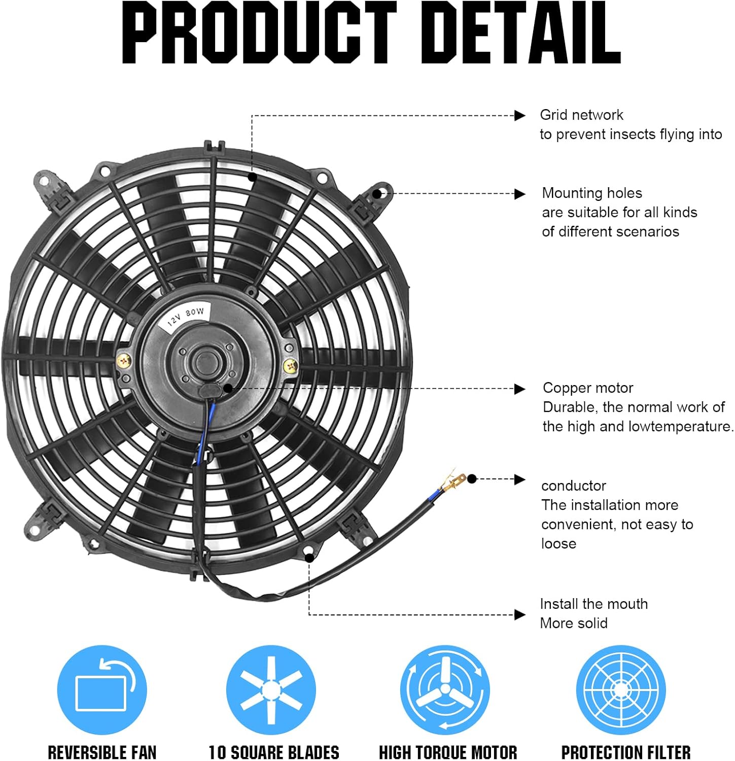 100 Watt Solar Powered Attic Fan System, Ventilator Gable Roof Vent Fan+100W Solar Panel, for Attic or Greenhouse (DELIVERY in 2 Packages)…
