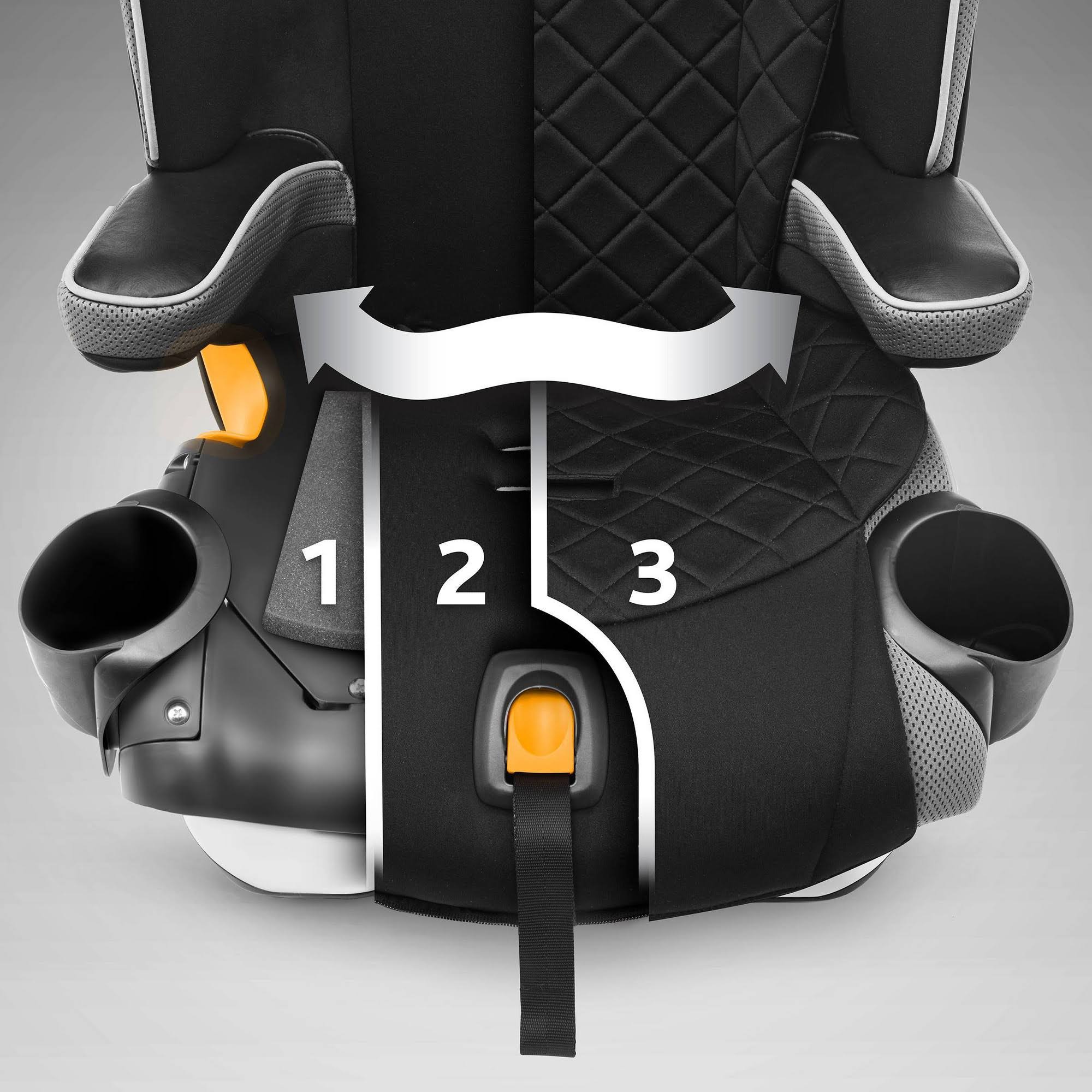 Chicco MyFit Zip Harness + Booster Car Seat - Granite