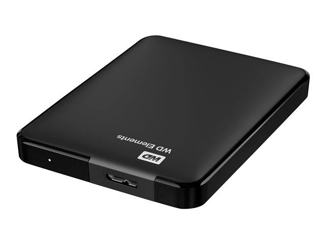 WD Elements Portable 1 TB External HDD - WDBUZG0010BBK - USB 3.0