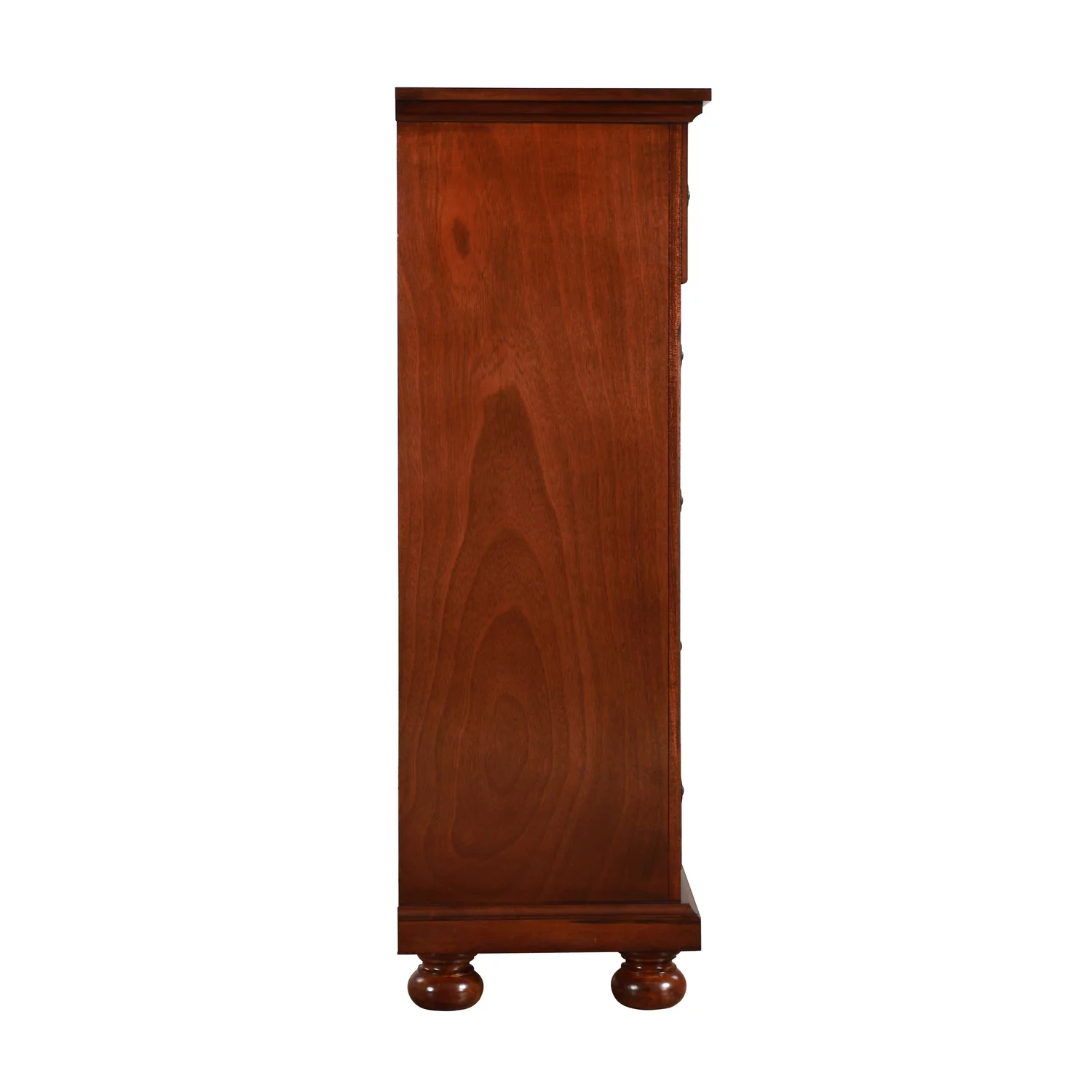 Glory Furniture Meade 5 Drawer Chest in Cherry