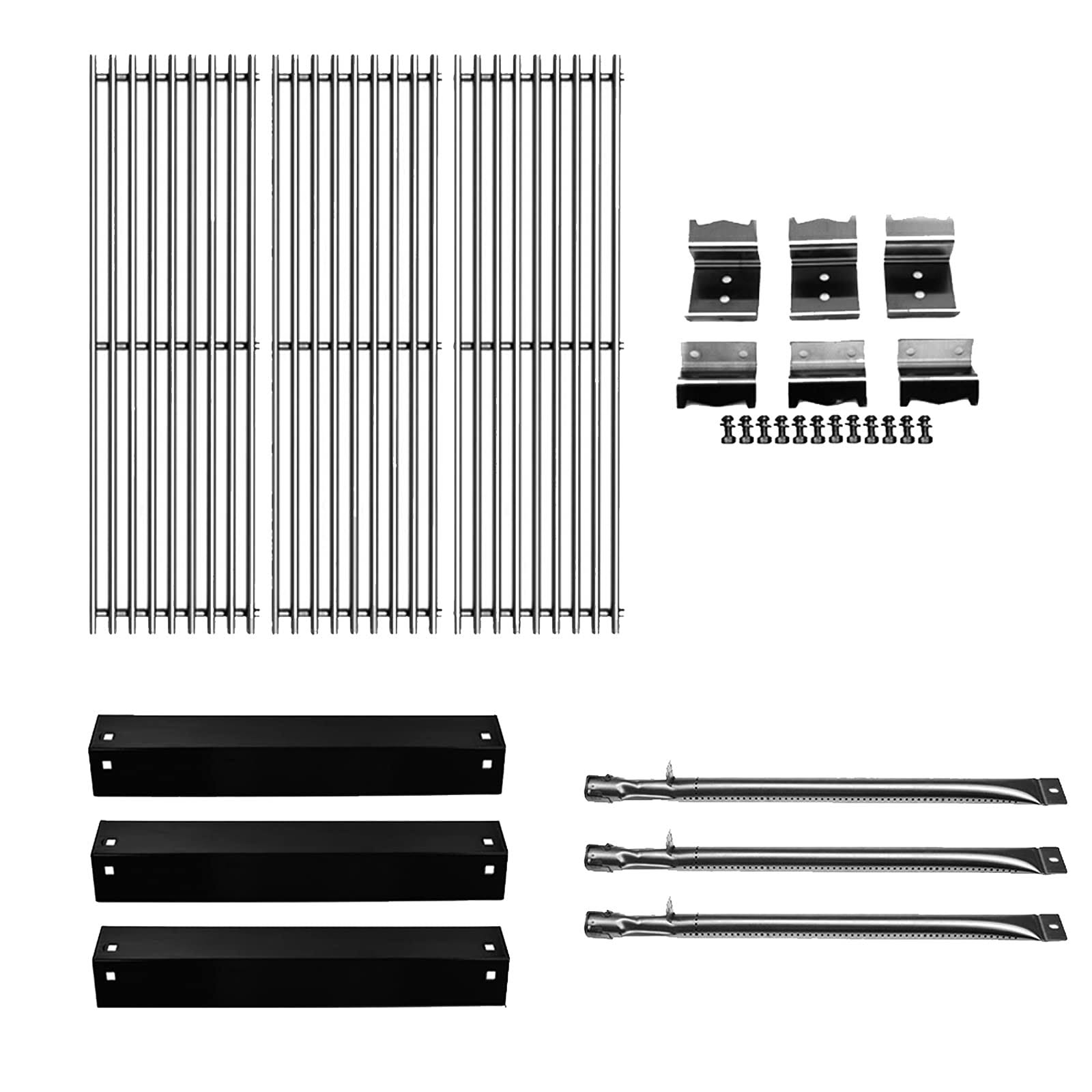 BBQ Future Grill Parts Replacement Kit for Chargriller 3001, 3008, 3030, 4000, 5050, 5252, King Griller 3008, 5252 GAS Grills