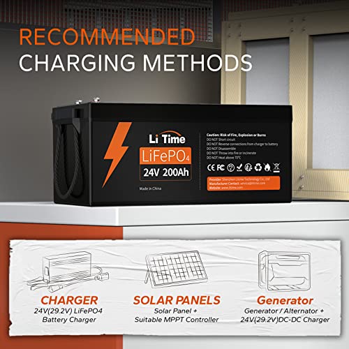 LiTime 12V 100Ah LiFePO4 Battery BCI Group 31 Lithium Battery Built-in 100A BMS, Up to 15000 Deep Cycles, Perfect for RV, Marine, Home Energy Storage