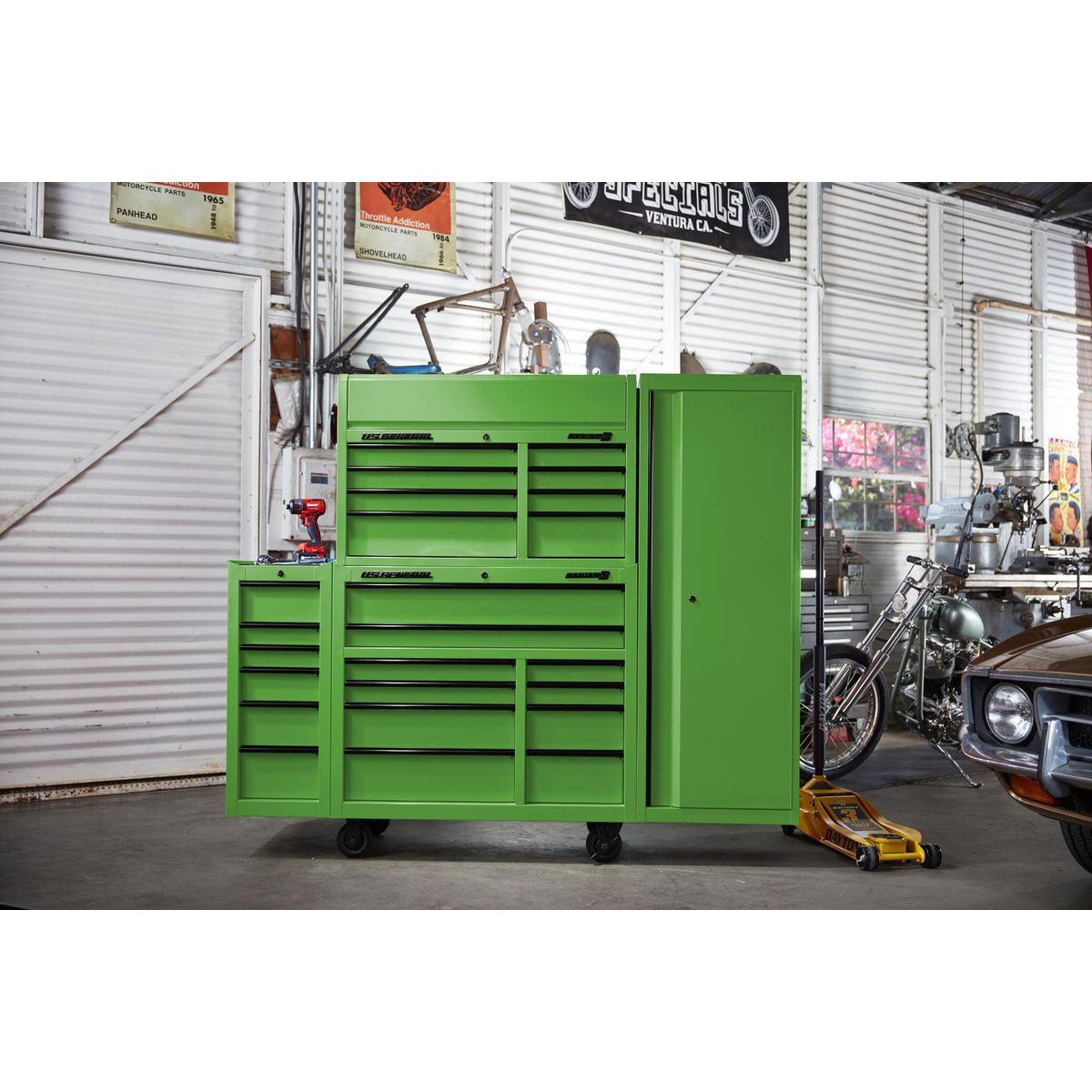 U.S. GENERAL 42 in. x 22 in. Top Chest, Series 3, Black