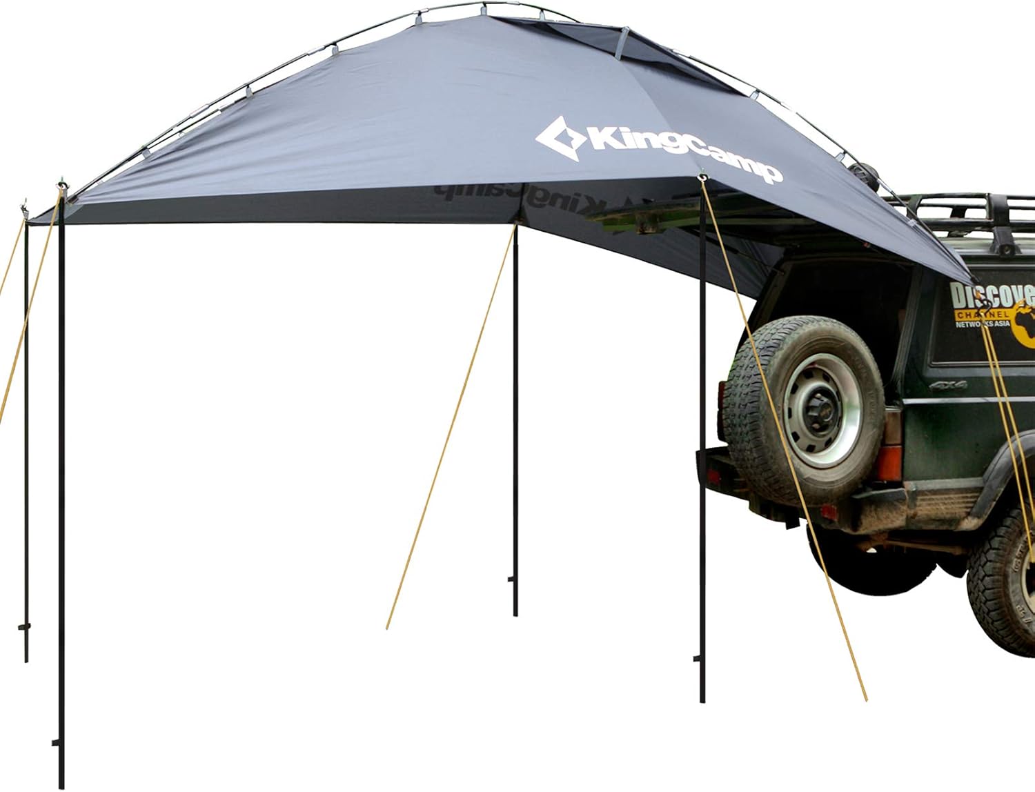 KingCamp Awning Shelter SUV Tent Auto Canopy Portable Camper Trailer Tent Roof Top Car Shelter for Beach SUV MPV Hatchback Minivan Sedan Family Camping Outdoor