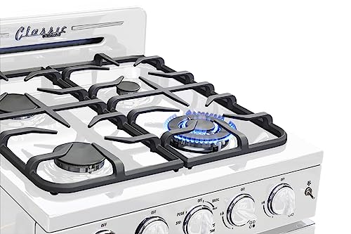 Classic Retro 24-inch 2.9 cu/ft Natural Gas Range with Sealed Burners