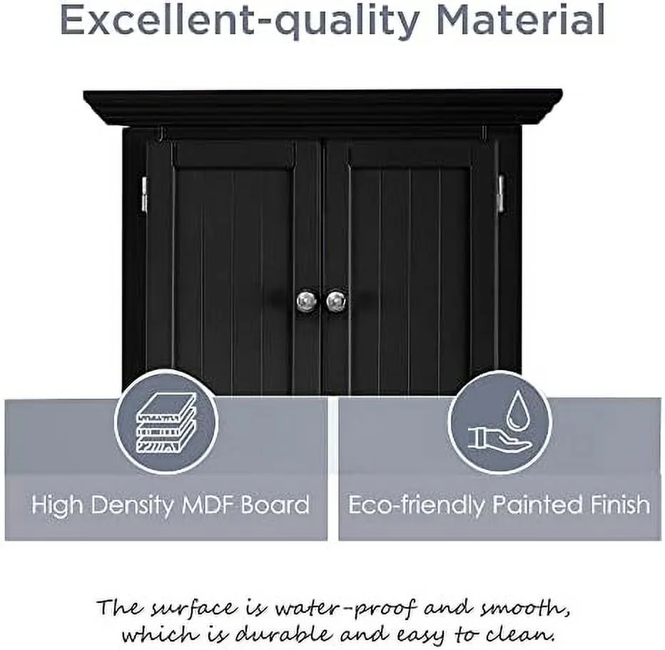 KHBIULIFE Corner Cabinet 72\u201C Tall  Cabinet with 8 Doors and   Free Standing Corner Hutch Cabinet for Bathroom Kitchen Living Room Office (Corner-Black)