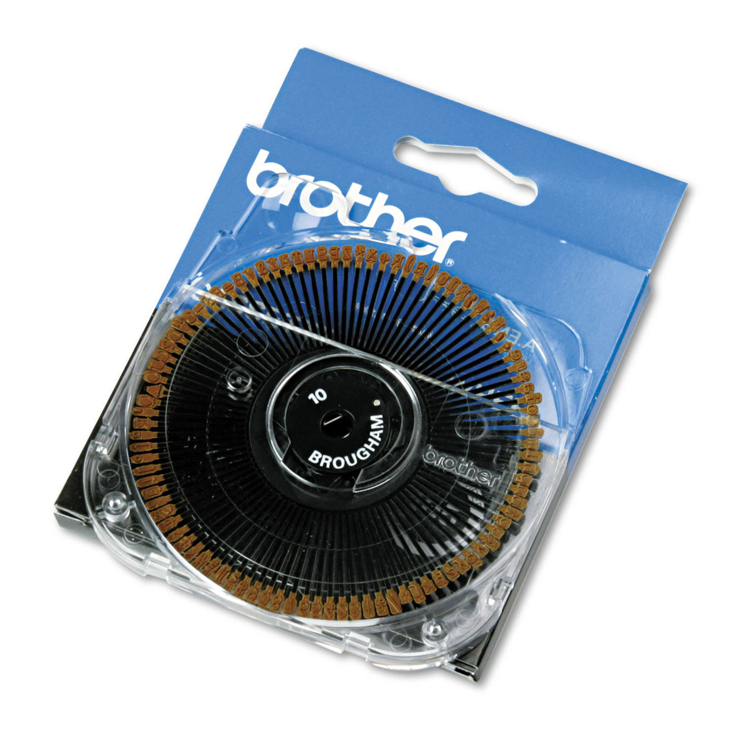 Brother 411 Brougham 10-Pitch Cassette Daisywheel for