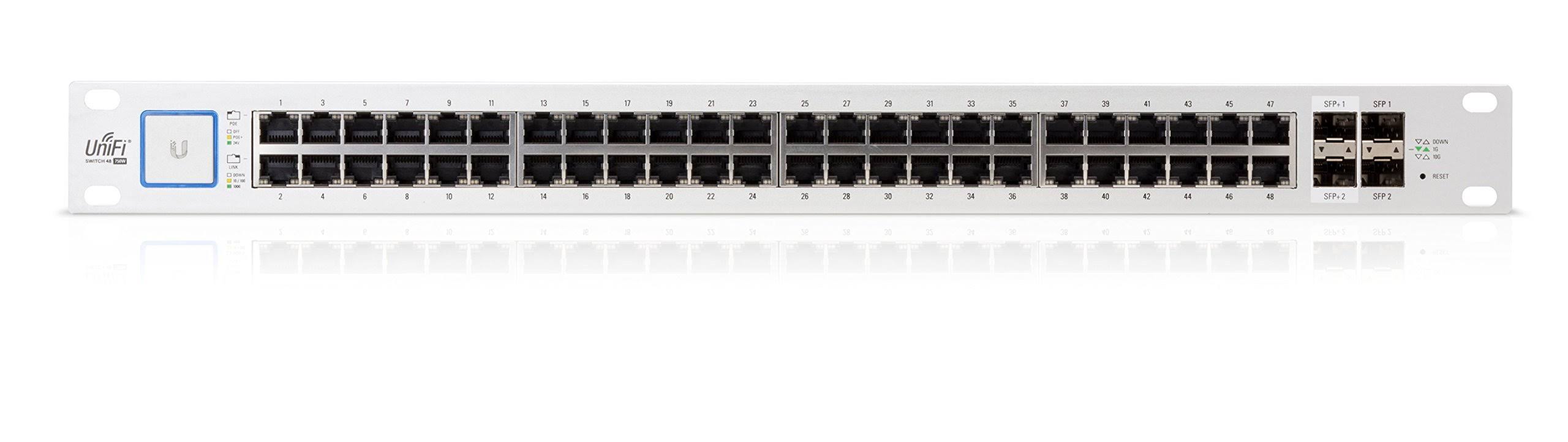 Ubiquiti UniFi Switch 48 Port US-48-750W Managed PoE+ Gigabit Switch with SFP 750W