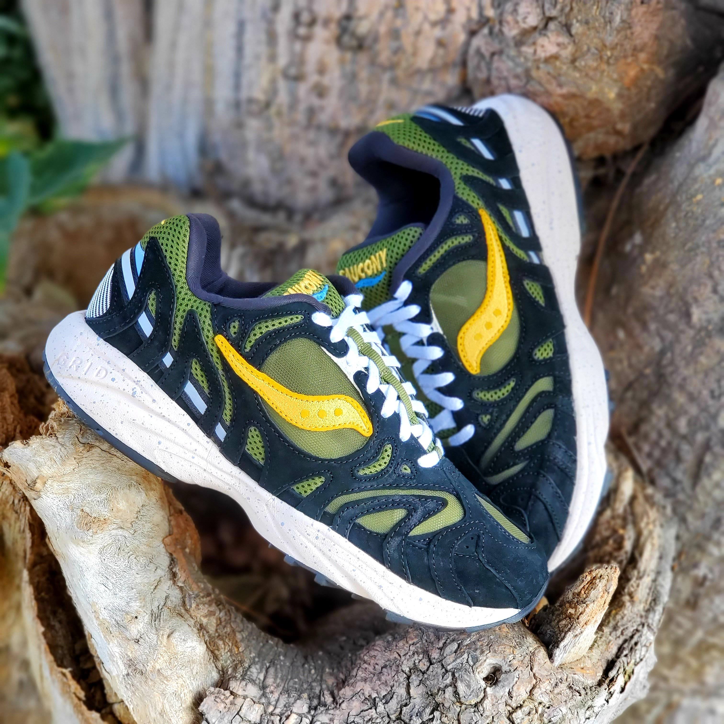 Saucony Grid Azura 2000 8.5 / Black/Yellow