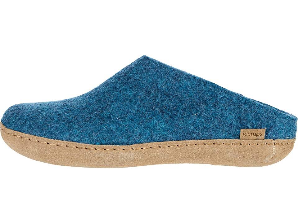 Glerups Open Heel Petrol
