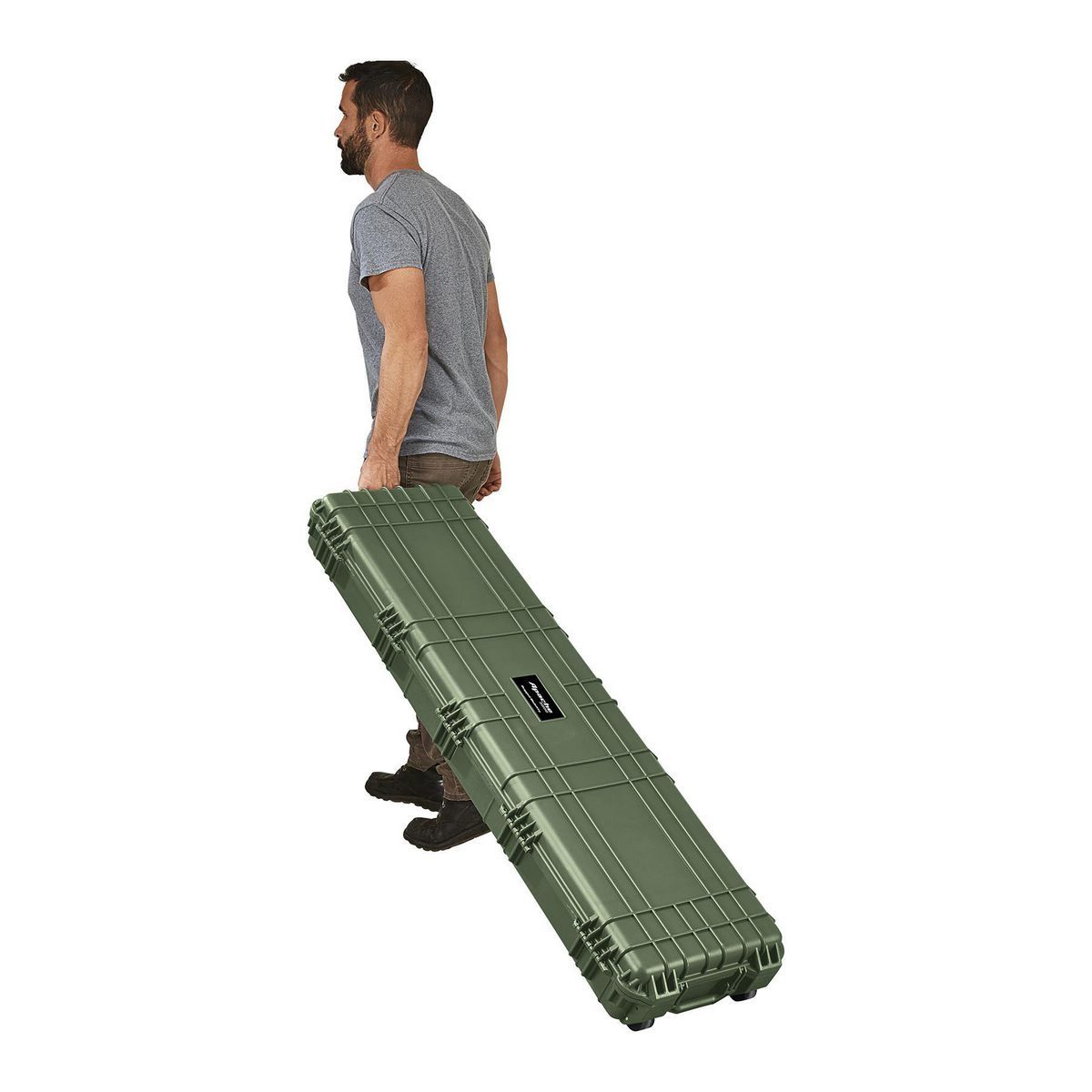 APACHE 9800 Weatherproof Protective Rifle Case, Long, Tan