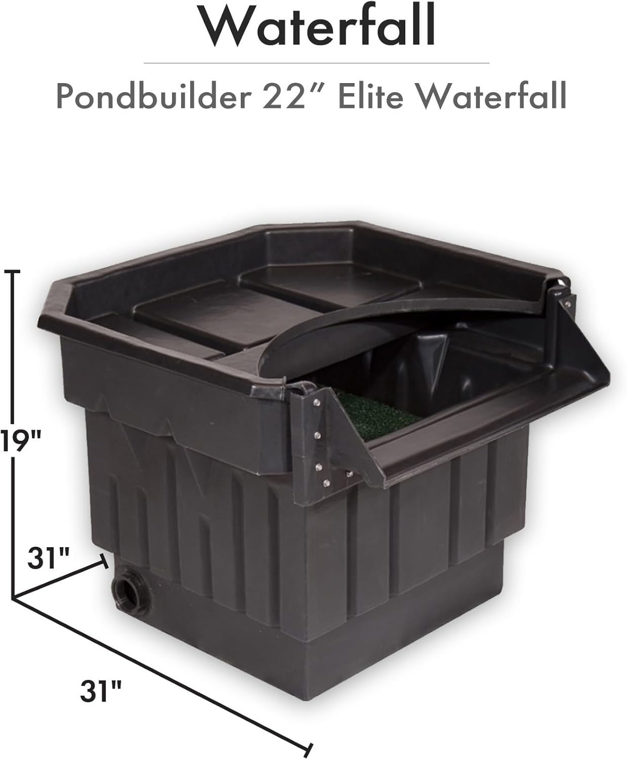 HALF OFF PONDS PondBuilder Elite 5200 Complete Water Garden and Pond Kit with 20 Foot x 25 Foot EPDM Liner - LP2