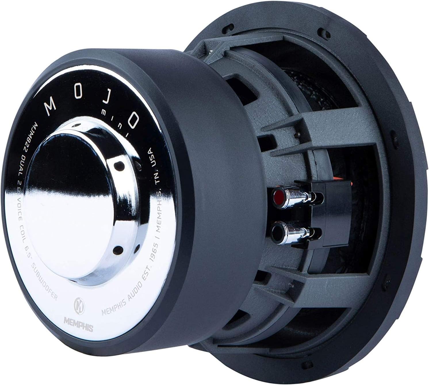Memphis Audio MJM644 MOJO Series 6.5 Inch 700 Watt RMS 1,400 Watt Peak Dual Subwoofer Vehicle Car Audio System