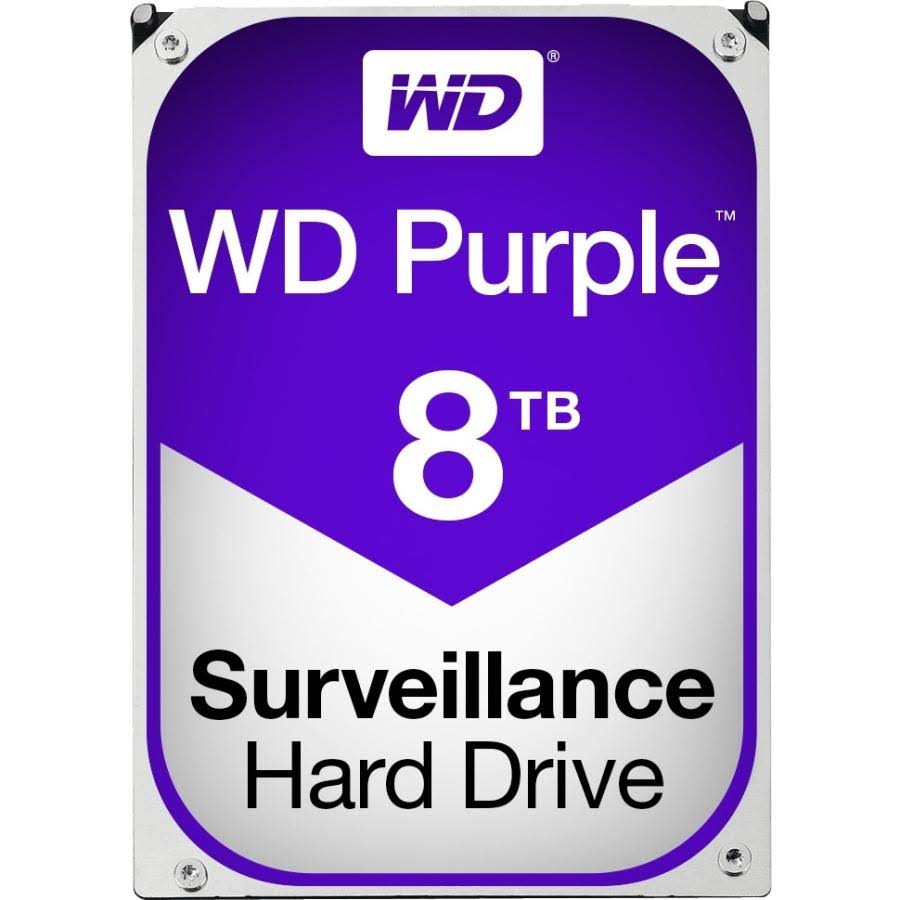 WD Purple 8TB Surveillance Hard Drive WD80PURZ
