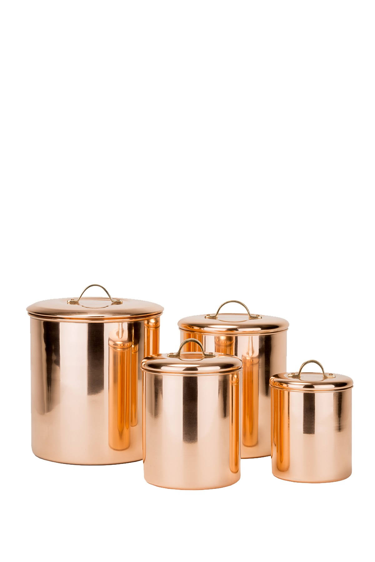 Old Dutch 4 Piece Copper Canister Set