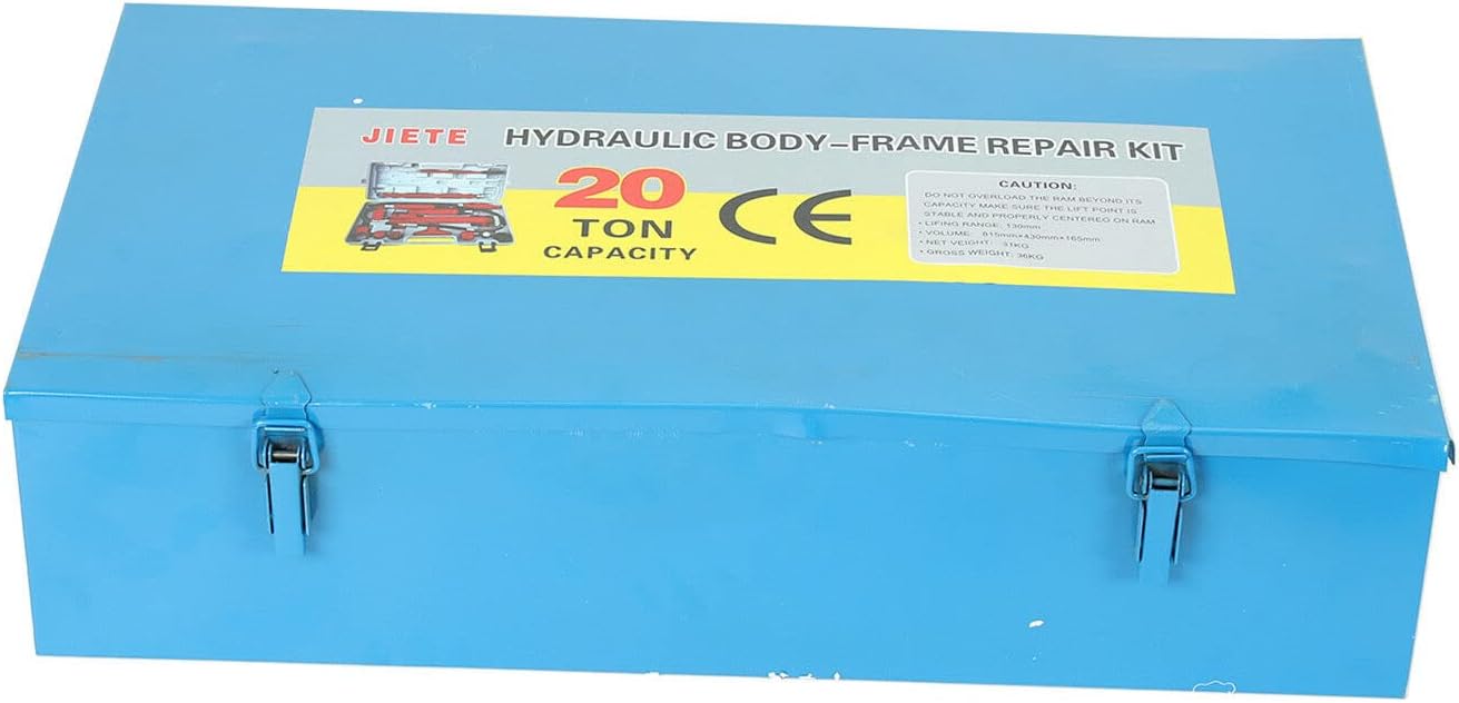 20 Ton Porta Power Hydraulic Jack 2M(78.7 inch) Auto Body Frame Repair Kit Lift Ram for Load Truck Bed Unloader Farm and Hydraulic Ram Equipment Construction