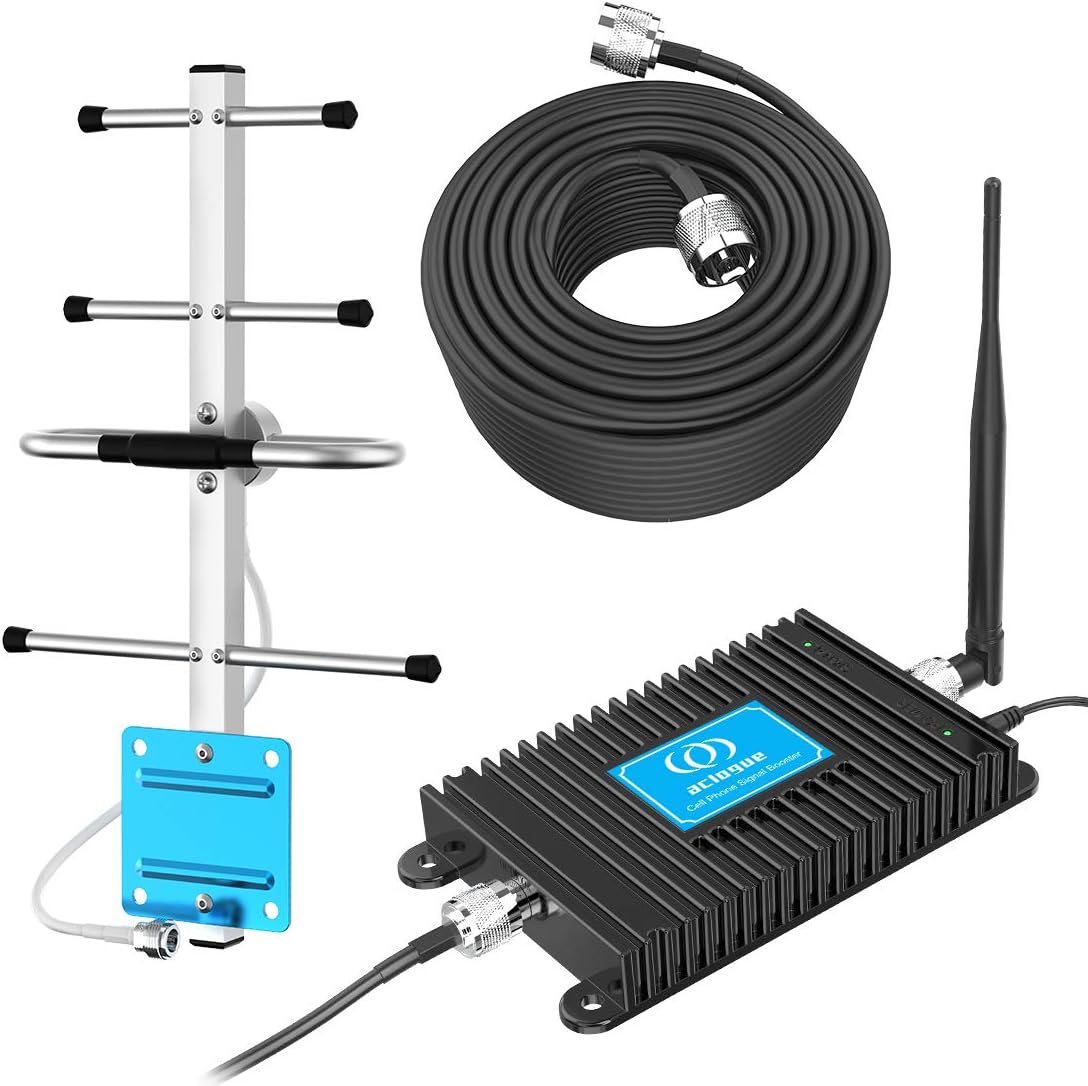 Home 5G/4G Phone Booster FCC Approved Cell Phone Signal Booster ATT, Straight Talk 700MHz Band 12/17 Mobile Signal Repeater Amplifier Antenna Kits, Boosts 5G/4G Data and Calls