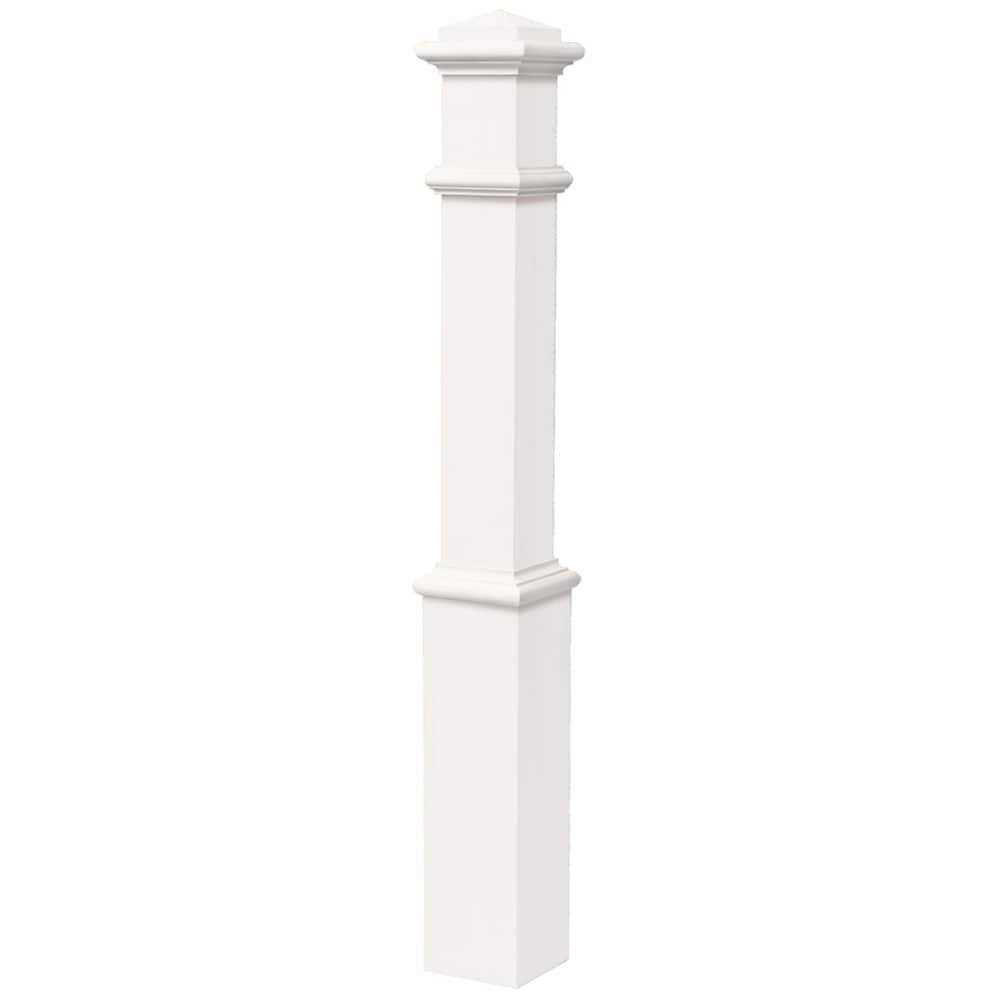 Creative Stair Parts 5.5-in x 56-in Primed Poplar Wood Stair Newel Post in White - Shop Hardware Tools Online Store