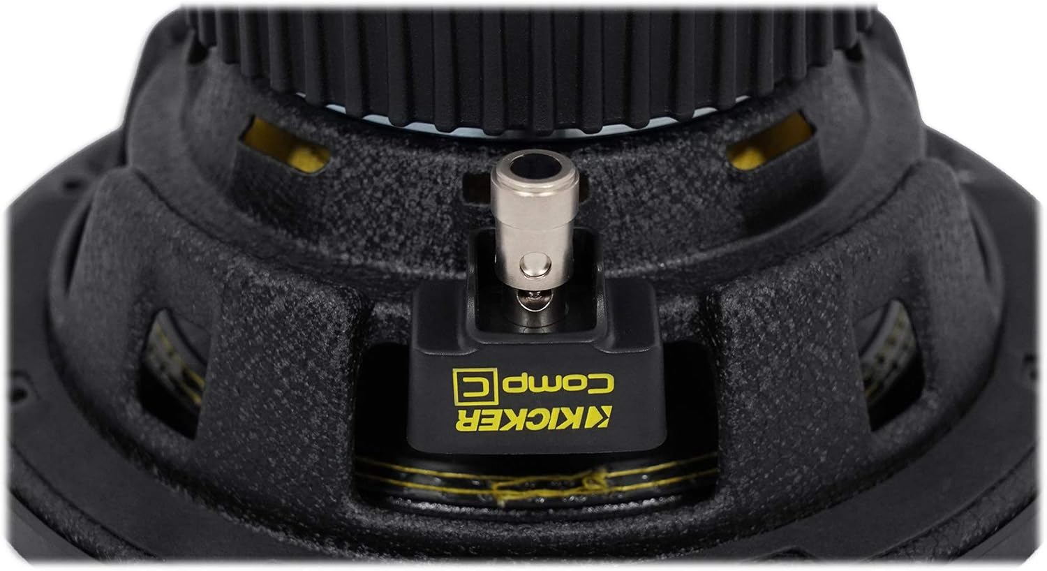 KICKER 44CWCS84 CompC 8 Inch 4 Ohm SVC 200 Watt RMS Power and 400 Watts Peak Power Dual Voice Coil Car Vehicle Audio Subwoofer, Black Pack of 2