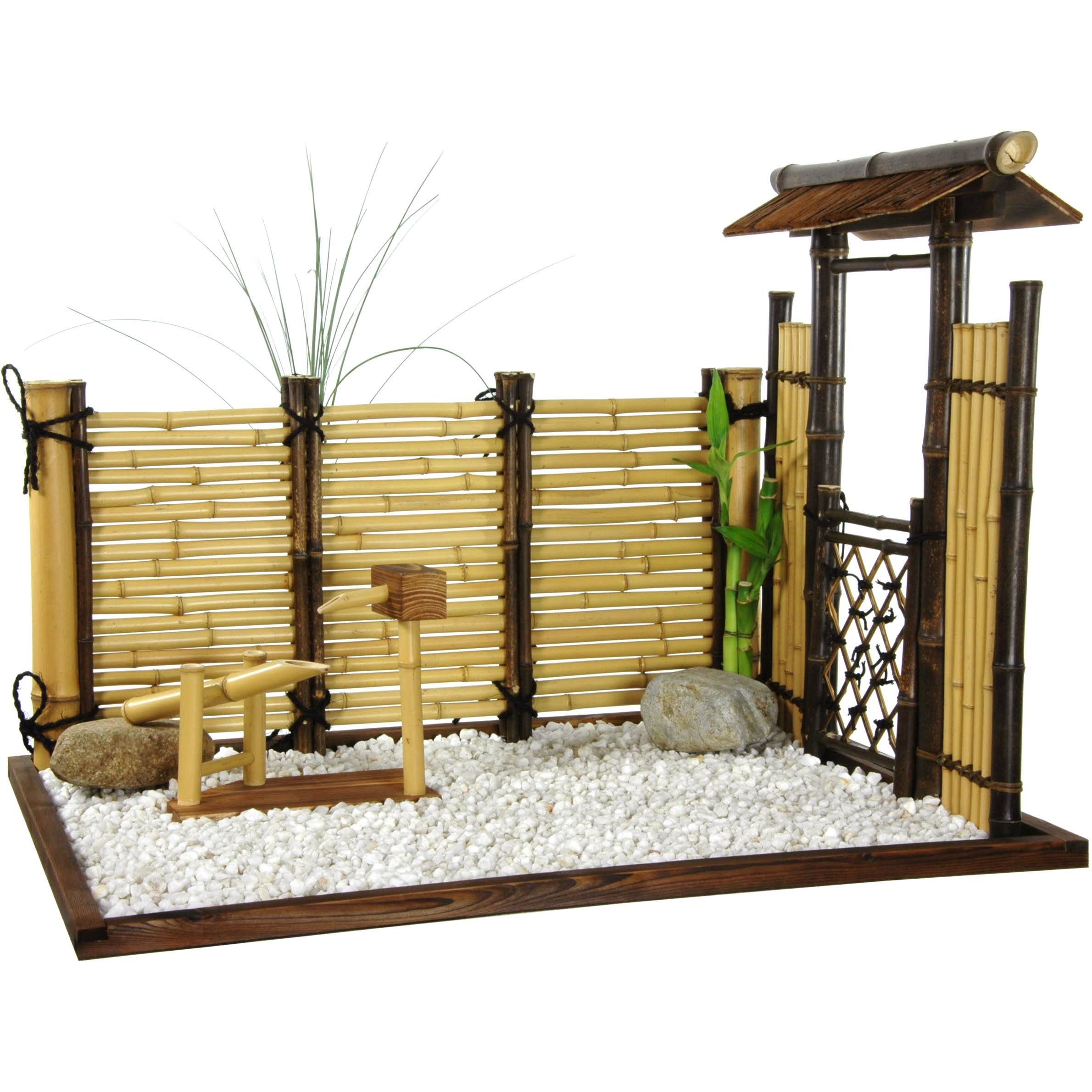 Oriental Furniture Zen Bamboo Mini Garden