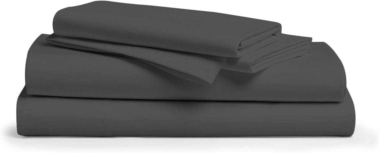 Carressa Linen 1000 Thread Count 100% Long Staple Soft Egyptian Cotton Sheet Set, 4 Piece Set, California King Sheets, Upto 17" Deep Pocket, Smooth & Soft Sateen Weave, Luxury Bedding, Blush