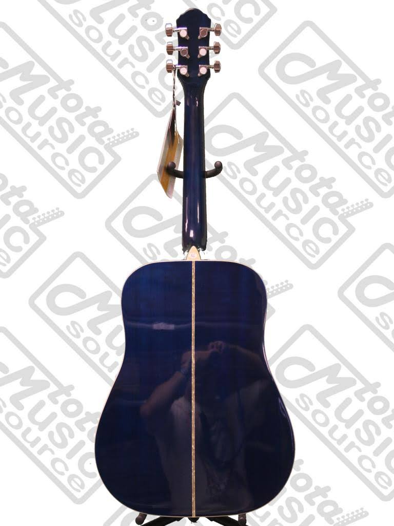Oscar Schmidt Model Og1tbl - Blue 3/4 Size Dreadnought Acoustic Guitar