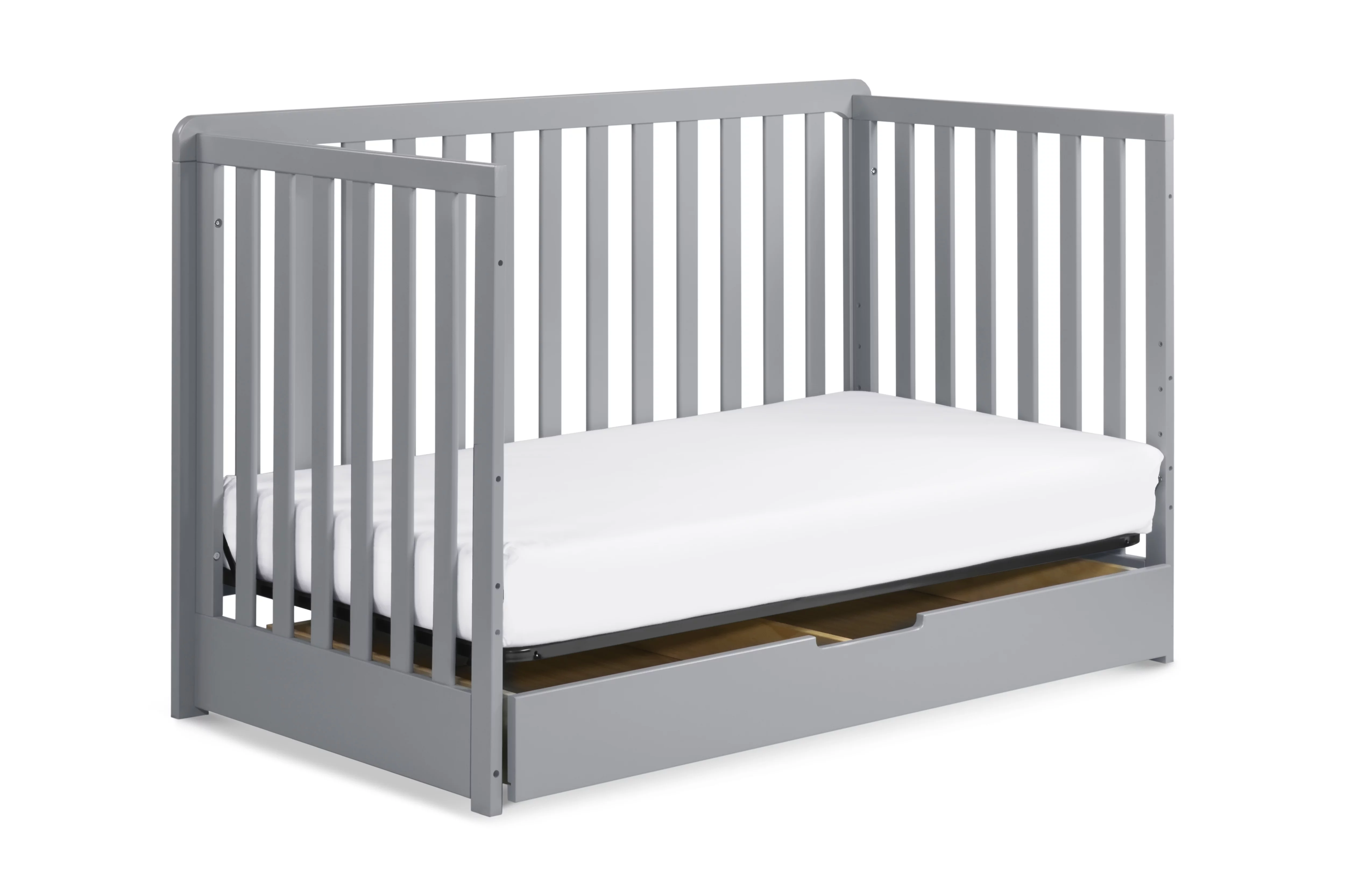Carter's by DaVinci Colby 4-in-1 Convertible Crib with Trundle Drawer in Gray