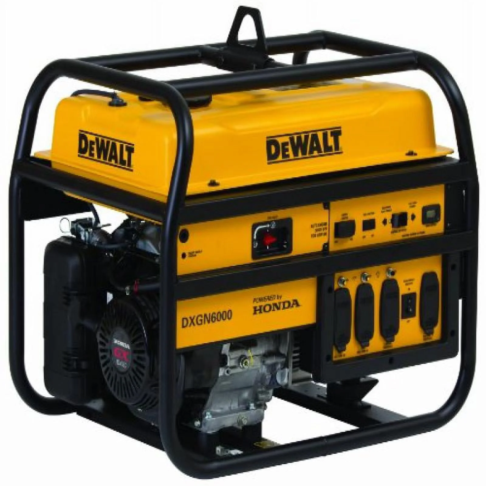 DeWALT DXGN6000 - 6,000-Watt Gas Powered Professional Portable Generator, 49 ST/CSA, PD532MHI005