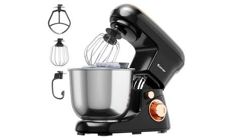 Costway 5.3 qt Stand Mixer Kitchen Food Mixer 6 Speed w/ Dough Hook Beater Red EP24831 5.3 Quart