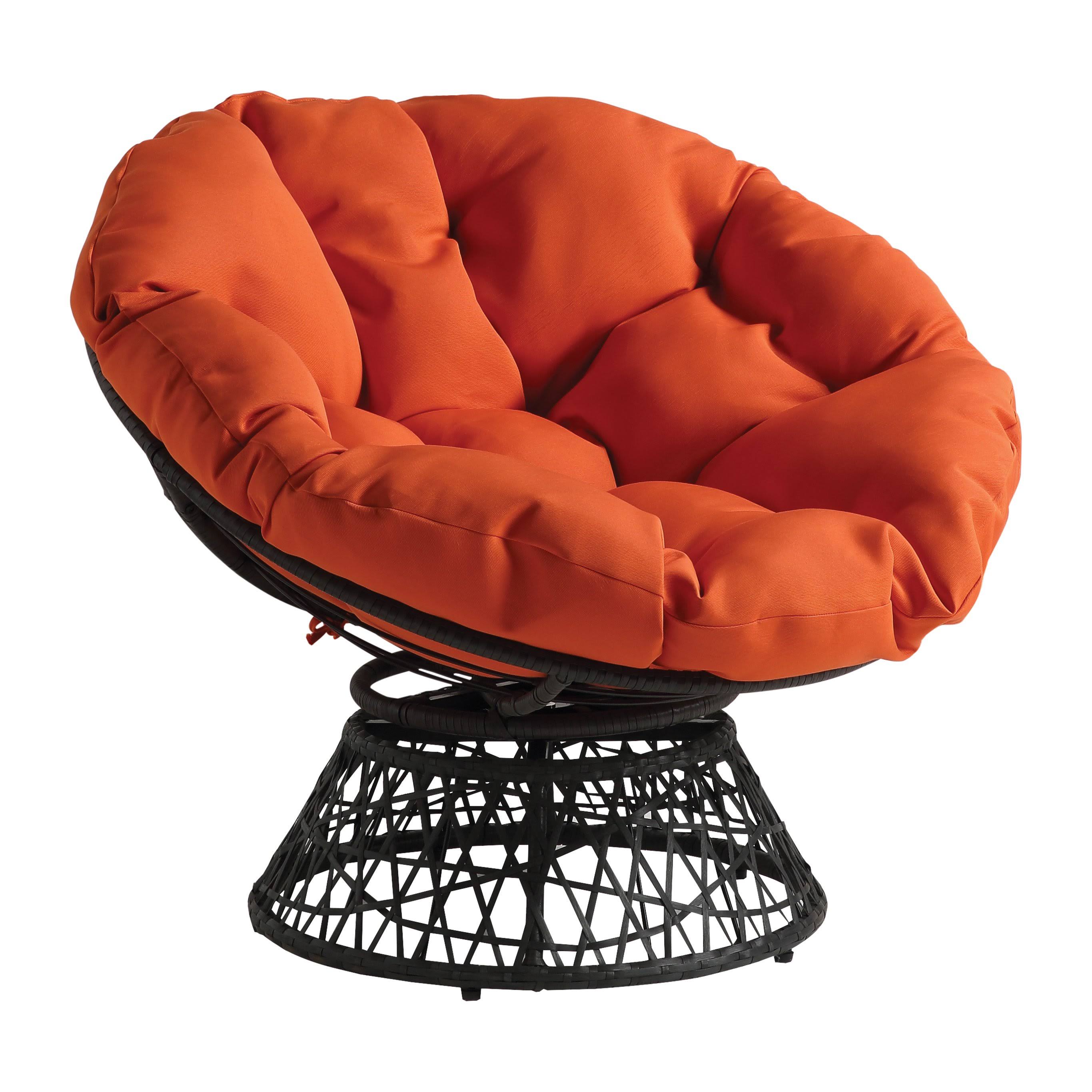 Osp Home Furnishings - Papasan Chair - Orange