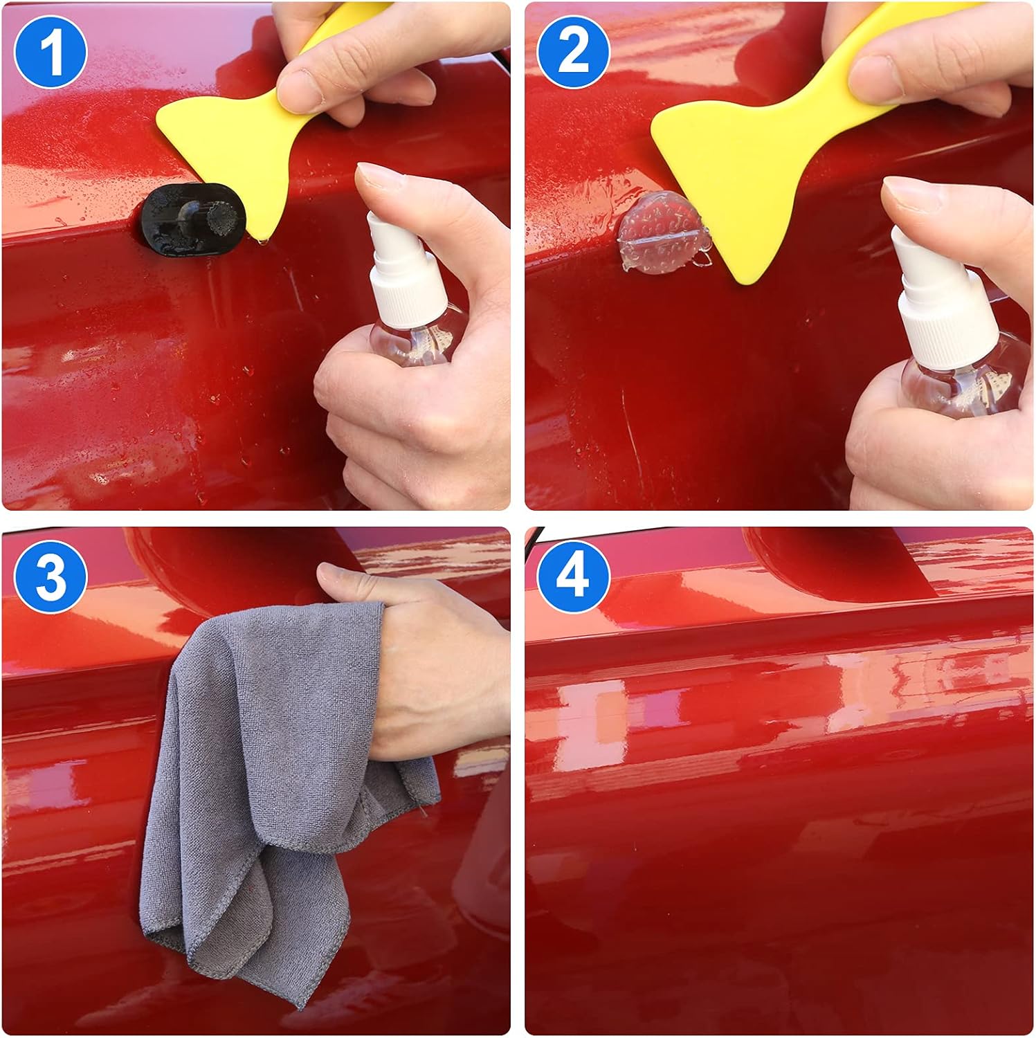 Dent Puller PDR Tools Car Paintless Dent Repair Tool Kit Auto Body Dent Removal kit Comes with All The Tools You Need to Begin Your PDR Works Dent Remover Tools with Adjustable Width Pack of 2