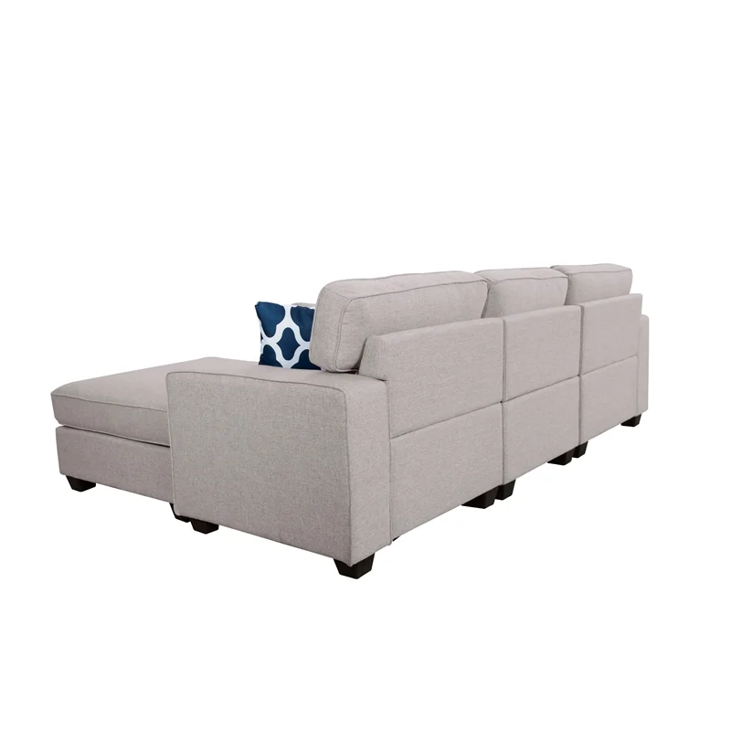Legend Vansen Fabric Flexible Combination Module Reversible Sectional Sofa
