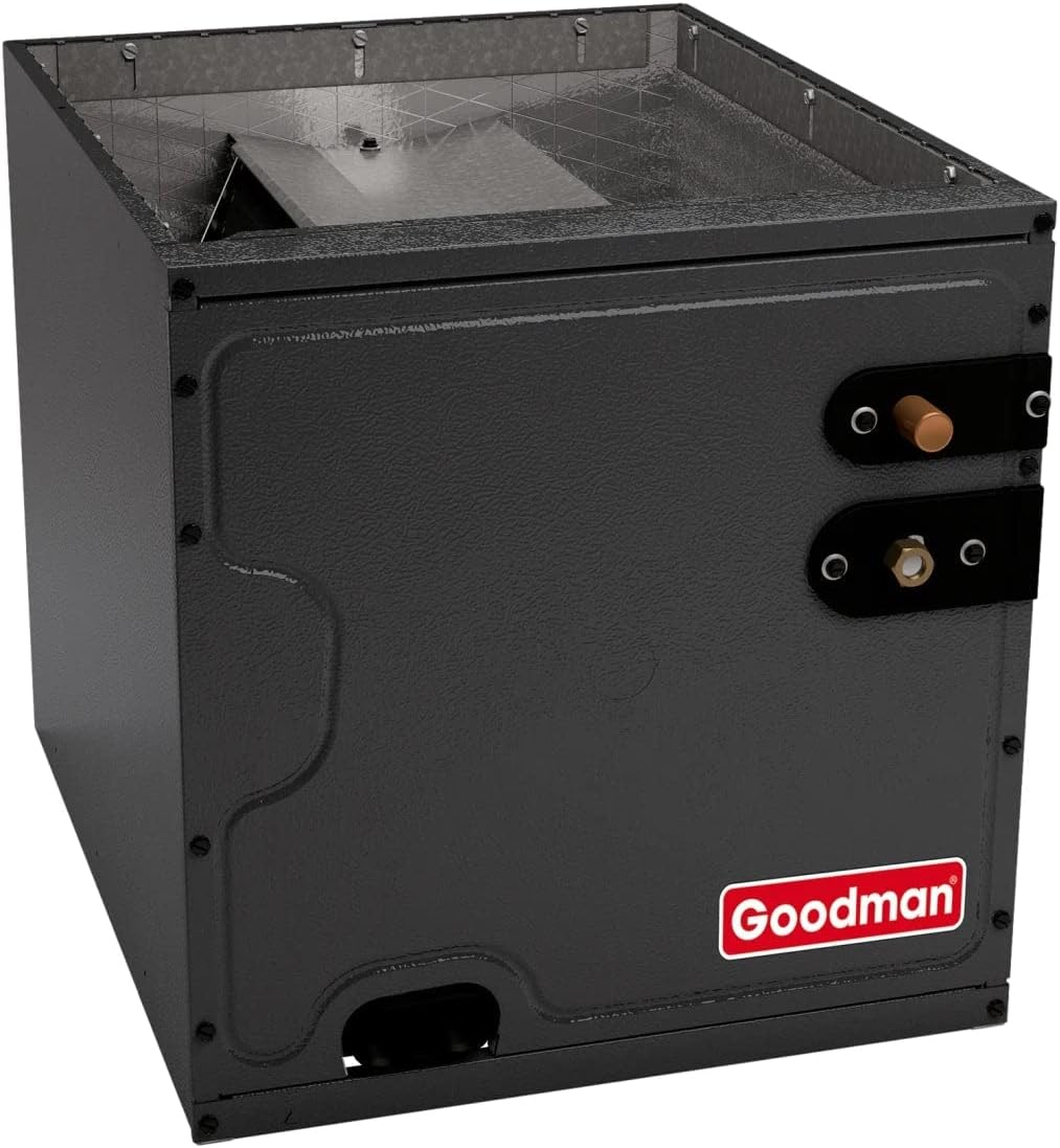 Goodman 14 SEER 2.5 TON AC Condenser with Vertical cased coil - GSX140301 and CAPFA3022B6