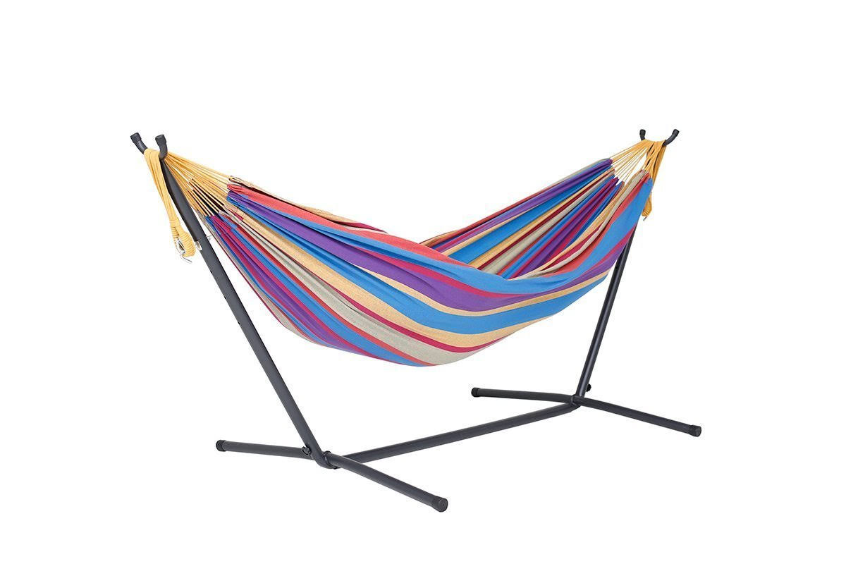 Vivere 9 ft. Double Hammock with Stand: Oasis